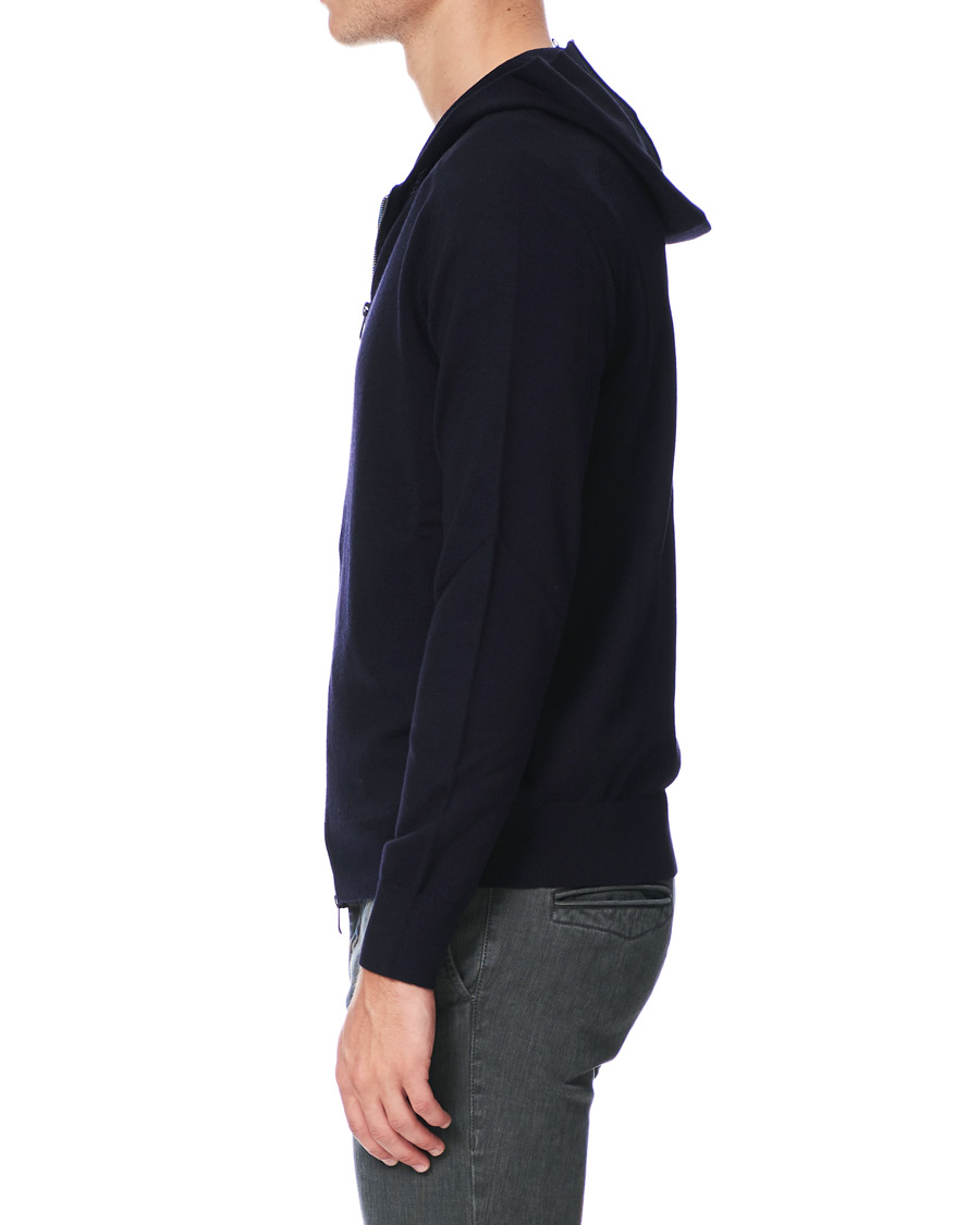 Herre | Gensere | Emporio Armani | Travel Collection Full Zip Hoodie Navy