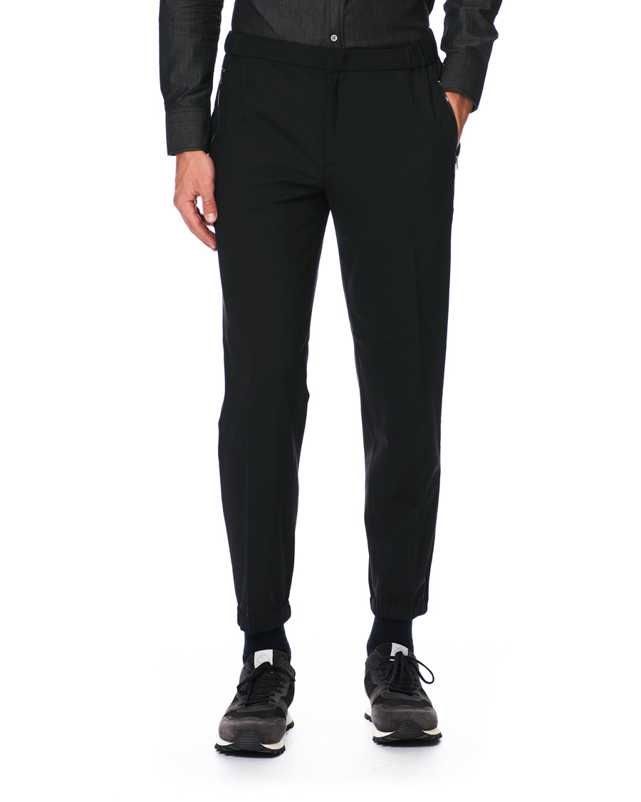Herre | Bukser | Emporio Armani | Virgin Wool Trousers Black