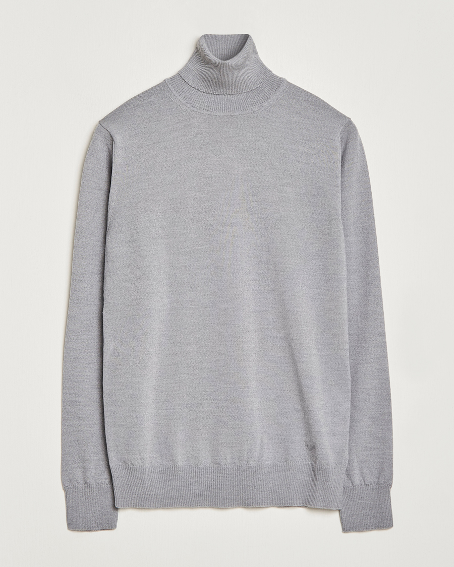 Herre | Gensere | Emporio Armani | Knitted Merio Polo Grey