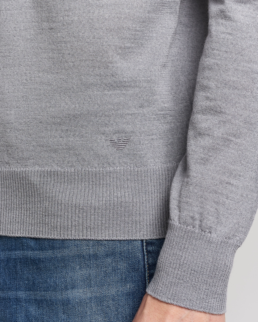 Herre | Gensere | Emporio Armani | Knitted Merio Polo Grey