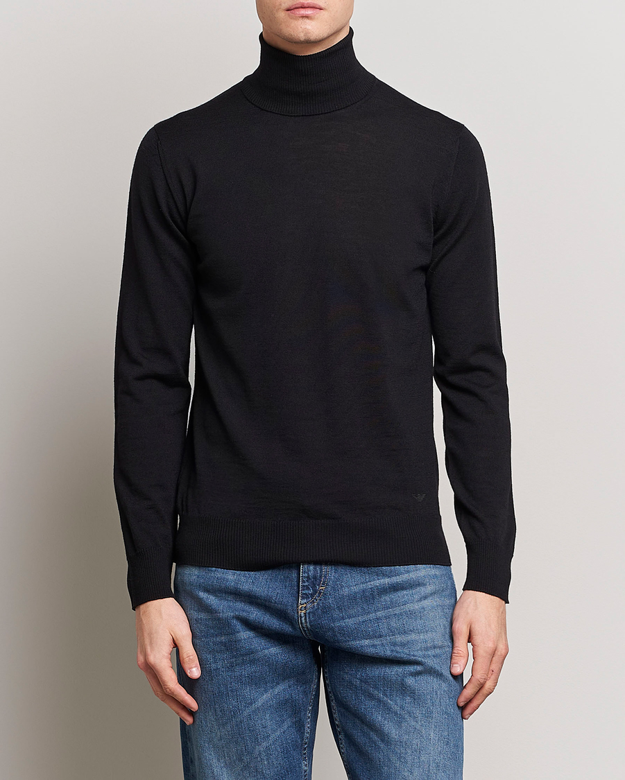 Herre | Pologensere | Emporio Armani | Knitted Merio Polo Black