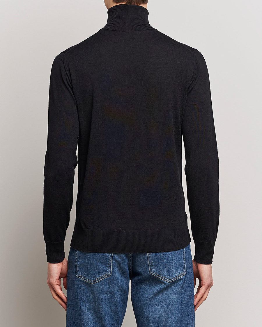 Herre | Gensere | Emporio Armani | Knitted Merio Polo Black