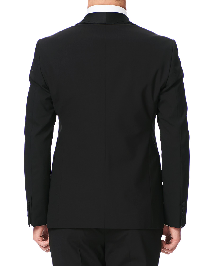 Herre | Dresser | Emporio Armani | Slim Fit Virgon Wool Shawl Collar Tuxedo Black