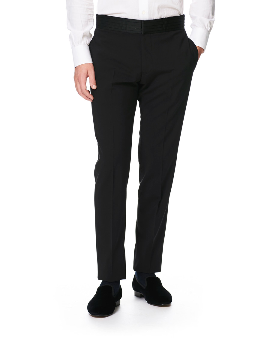 Herre | Dresser | Emporio Armani | Slim Fit Virgon Wool Shawl Collar Tuxedo Black