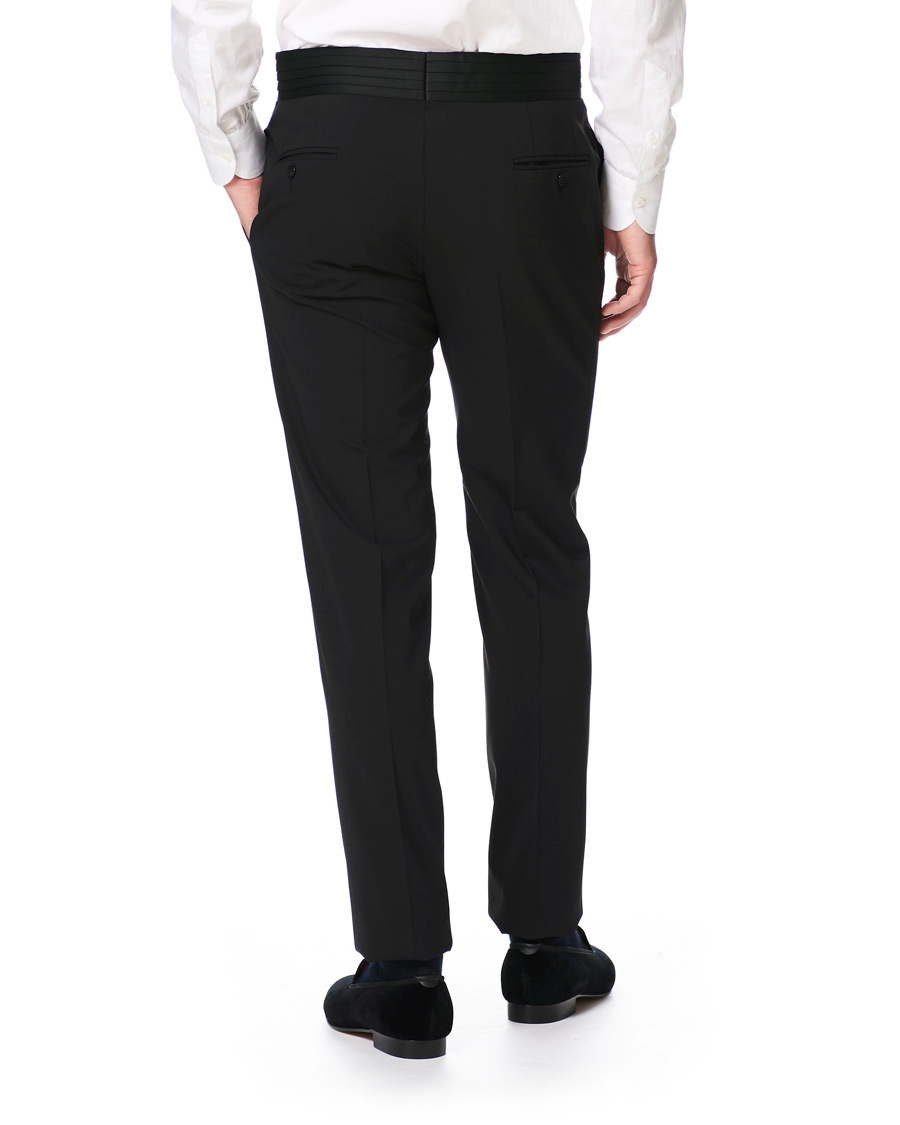 Herre | Dresser | Emporio Armani | Slim Fit Virgon Wool Shawl Collar Tuxedo Black
