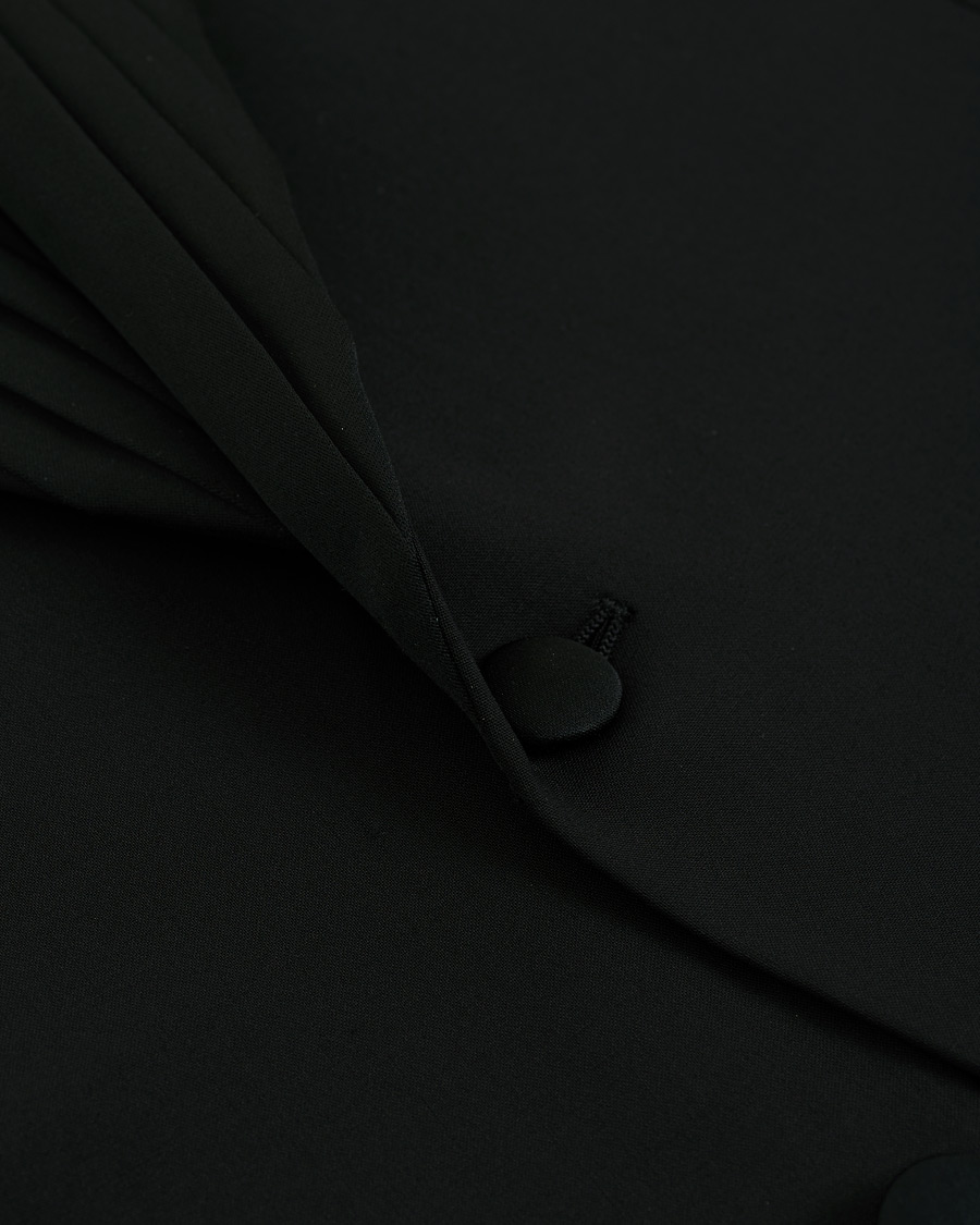Herre | Dresser | Emporio Armani | Slim Fit Virgon Wool Shawl Collar Tuxedo Black