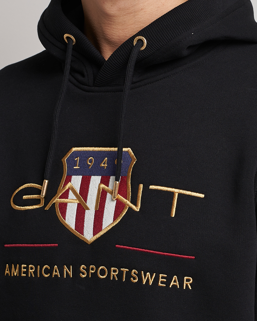 Herre | Gensere | GANT | Archive Shield Hoodie Black