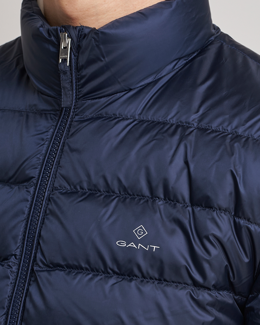 Herre | Jakker | GANT | The Light Down Jacket Evening Blue