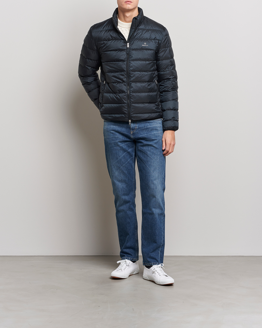 Herre | Jakker | GANT | The Light Down Jacket Black