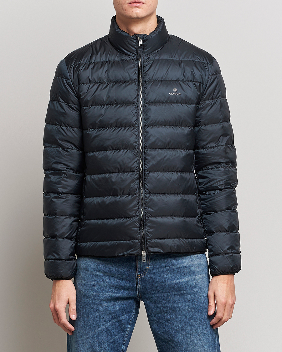 Herre | Jakker | GANT | The Light Down Jacket Black