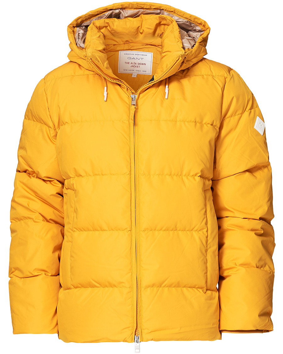 Herre | Jakker | GANT | The Alta Down Jacket Ivy Gold
