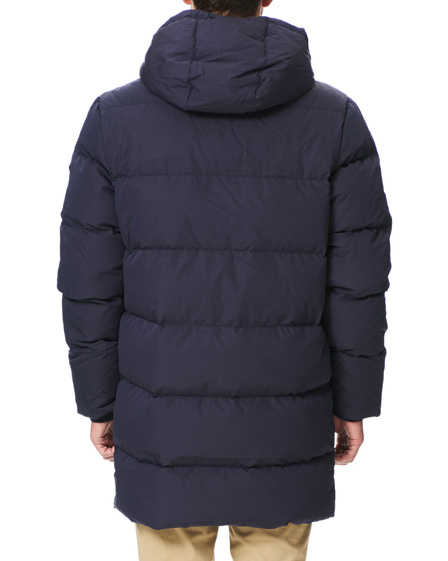 Herre | Jakker | GANT | The Long Alta Down Jacket Evening Blue