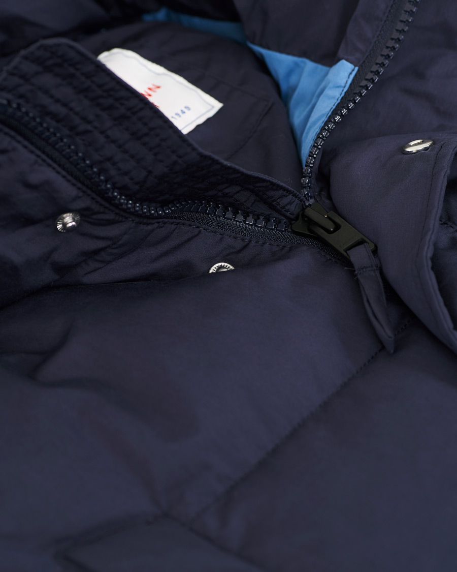 Herre | Jakker | GANT | The Long Alta Down Jacket Evening Blue