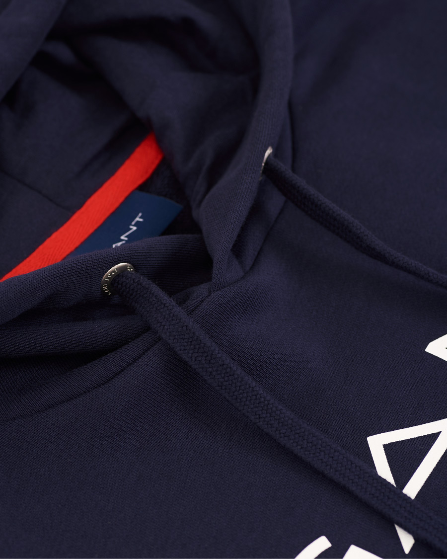 Herre | Gensere | GANT | 1949 Logo Hoodie Classic Blue