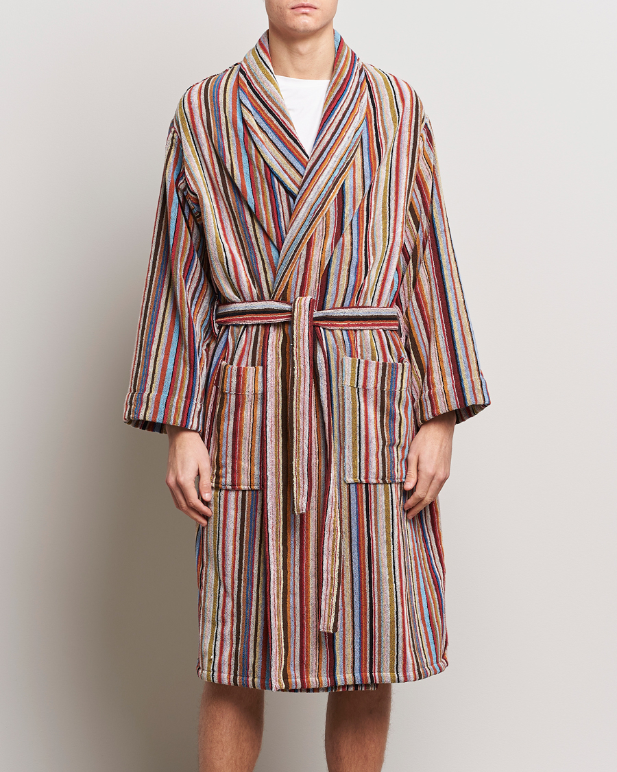 Herre | Pyjamaser og badekåper | Paul Smith | Multi Stripe Robe Multi