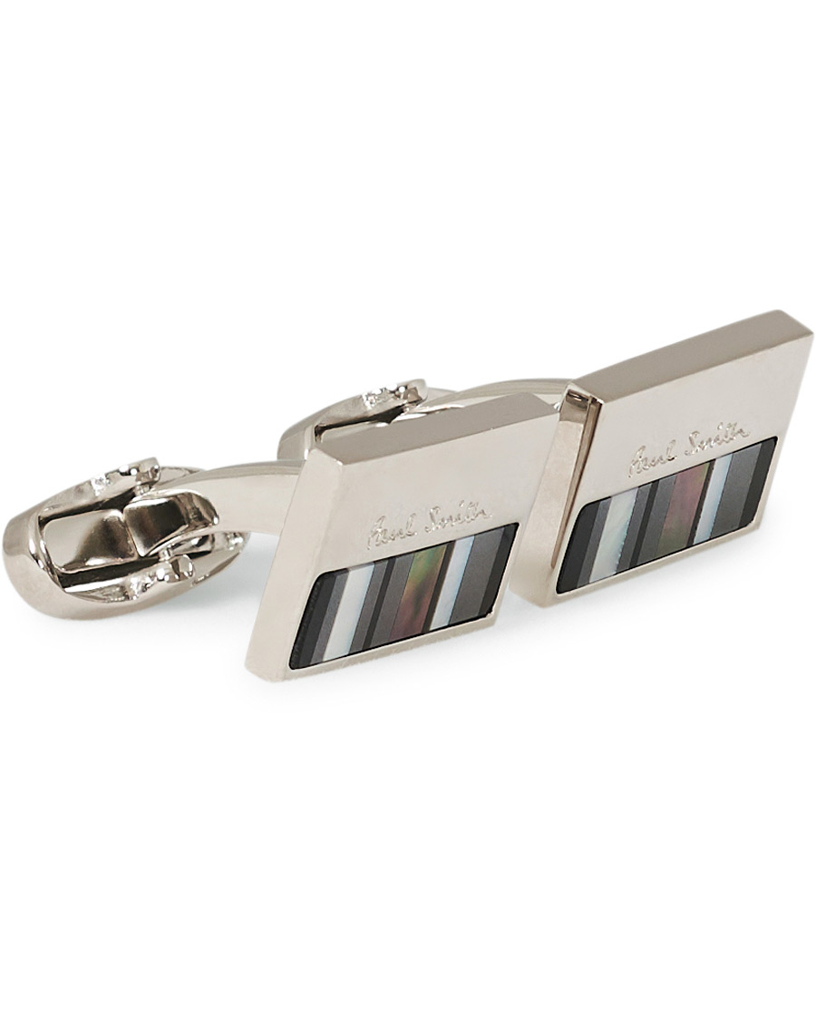 Herre | Paul Smith MOP Stripe Logo Cufflinks | Paul Smith | MOP Stripe Logo Cufflinks