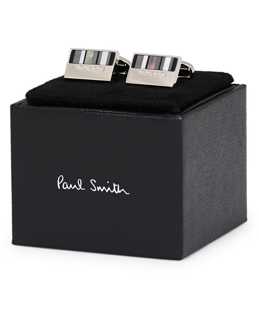 Herre | Paul Smith MOP Stripe Logo Cufflinks | Paul Smith | MOP Stripe Logo Cufflinks