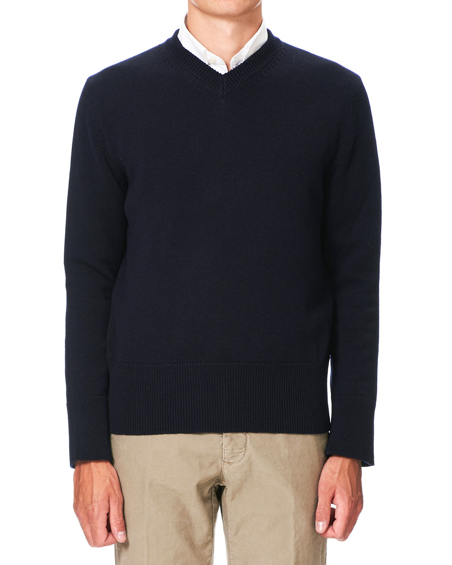 Herre | Gensere | Paul Smith | V-Neck School Sweater Navy