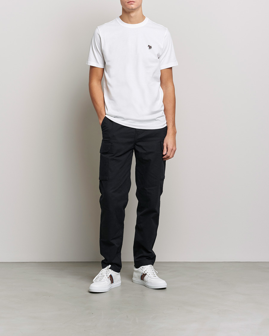 Herre | T-Shirts | PS Paul Smith | Organic Cotton Zebra T-Shirt White