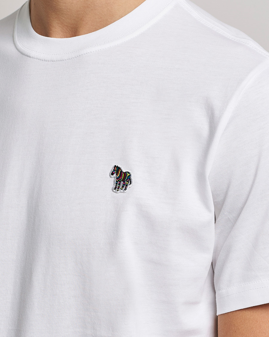 Herre | T-Shirts | PS Paul Smith | Organic Cotton Zebra T-Shirt White