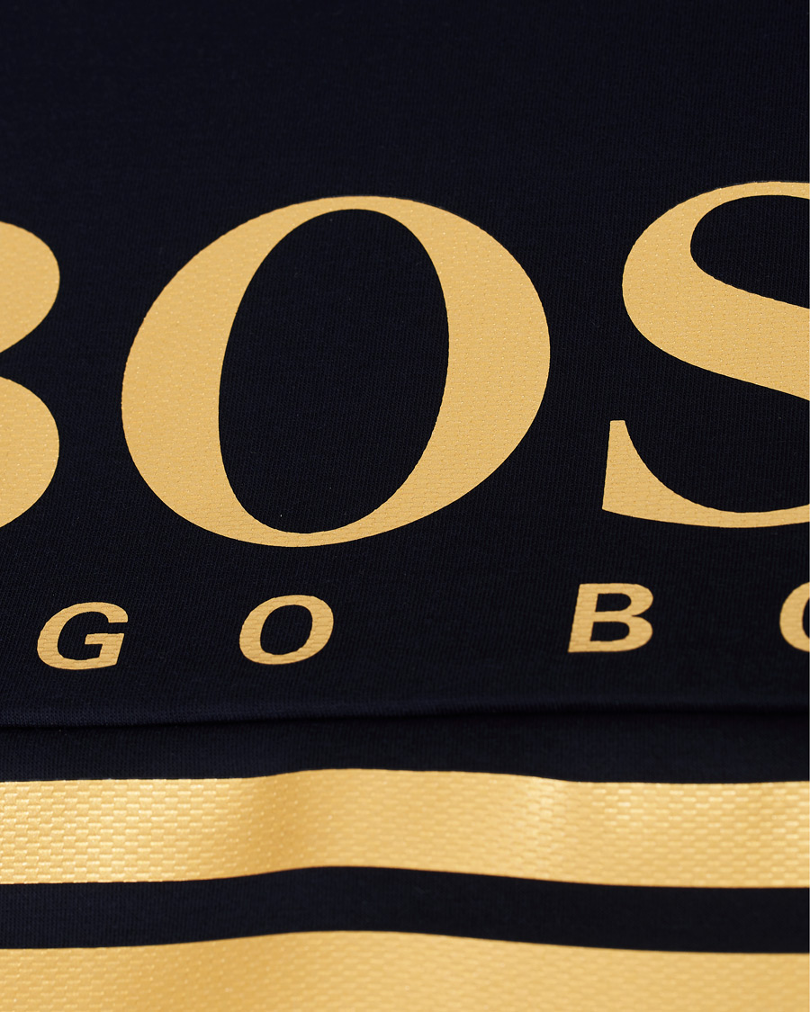 Herre | Gensere | BOSS GREEN | BOSS Athleisure Salbo Crew Neck Sweater Navy/Gold