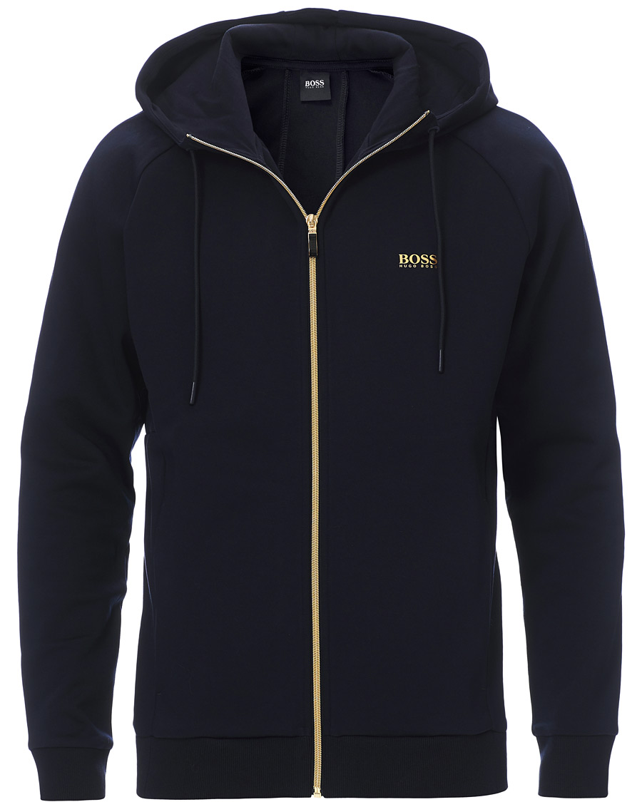 hugo boss saggy hoodie navy