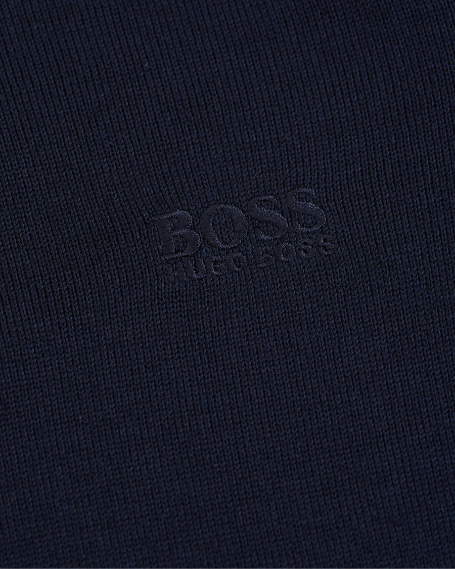 Herre | Gensere | BOSS BLACK | BOSS Bono Knitted Polo Dark Blue
