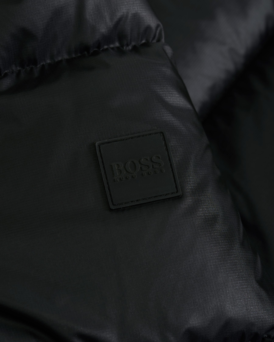 Herre | Jakker | BOSS BLACK | BOSS Dolera Ripstop Hooded Down Jacket Black