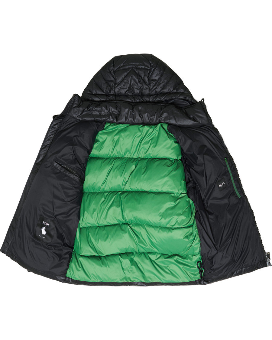 Herre | Jakker | BOSS BLACK | BOSS Dolera Ripstop Hooded Down Jacket Black