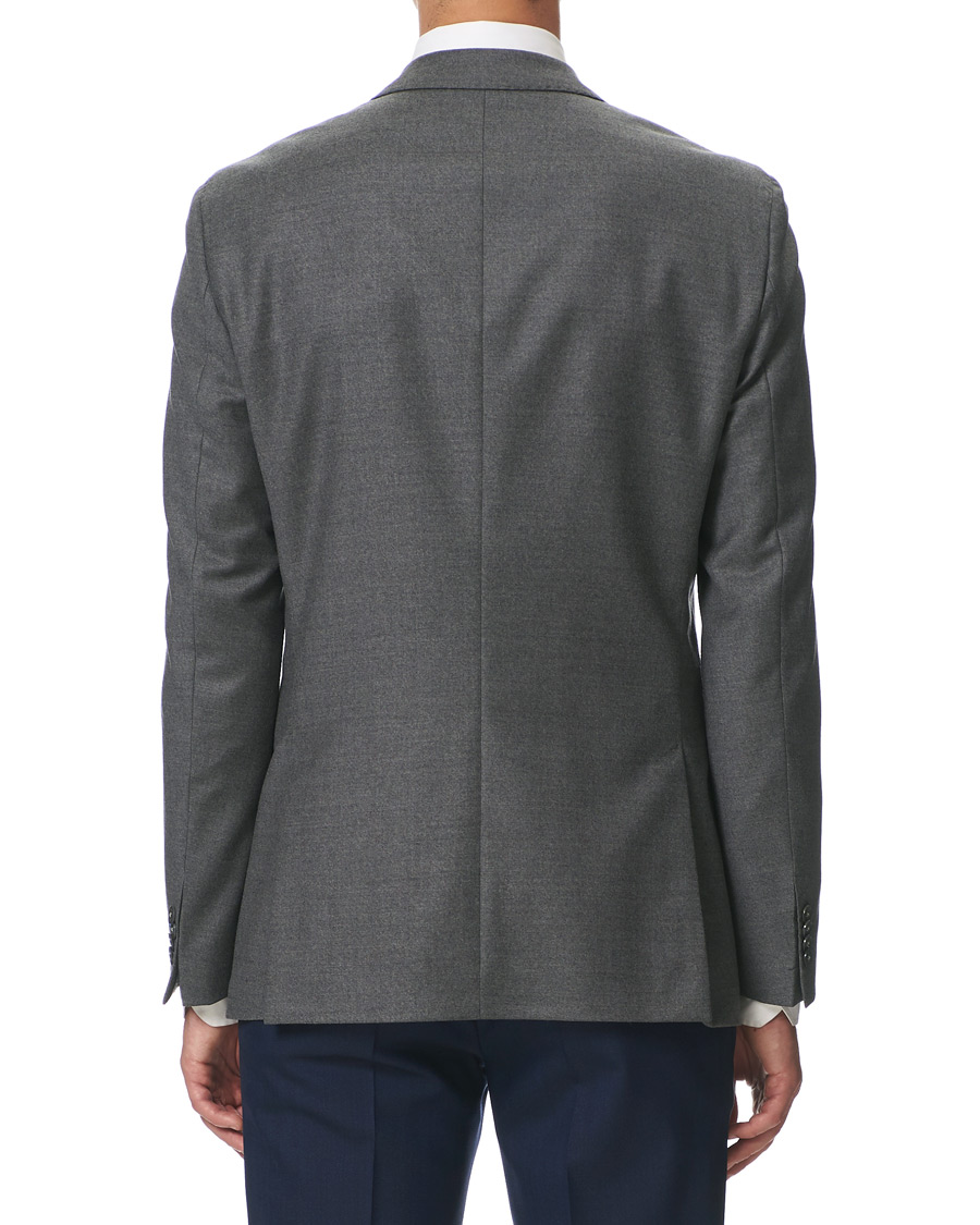 Herre | Dressjakker | BOSS BLACK | BOSS Hartley Flannel Blazer Dark Grey