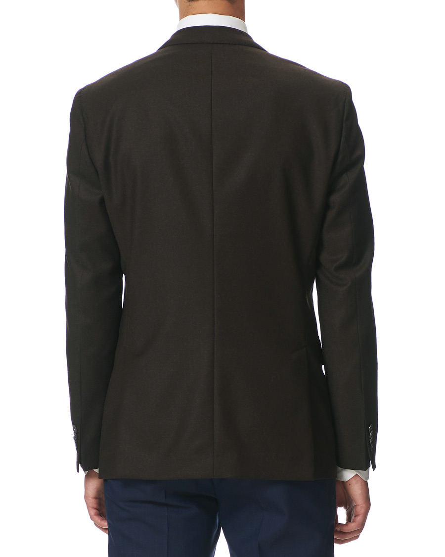 Herre | Dressjakker | BOSS BLACK | BOSS Hartley Flannel Blazer Dark Brown