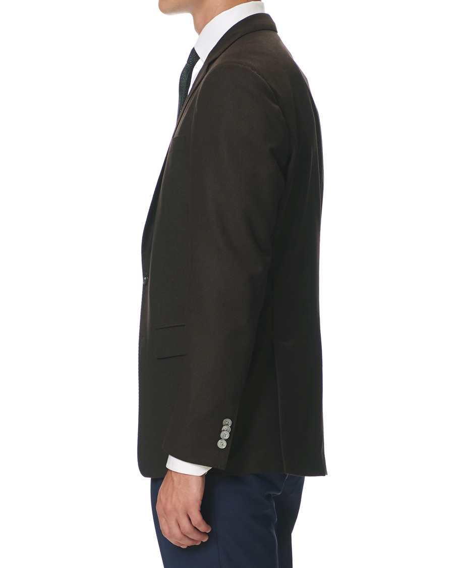 Herre | Dressjakker | BOSS BLACK | BOSS Hartley Flannel Blazer Dark Brown