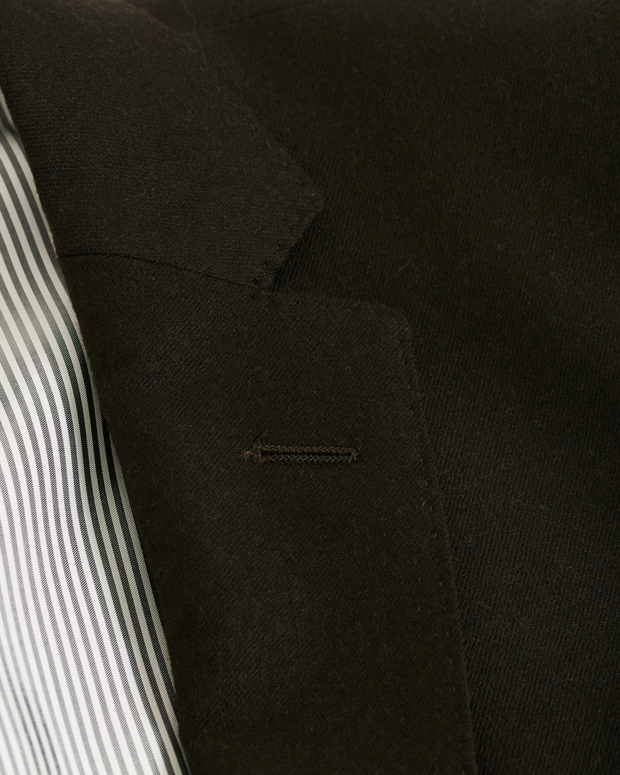 Herre | Dressjakker | BOSS BLACK | BOSS Hartley Flannel Blazer Dark Brown