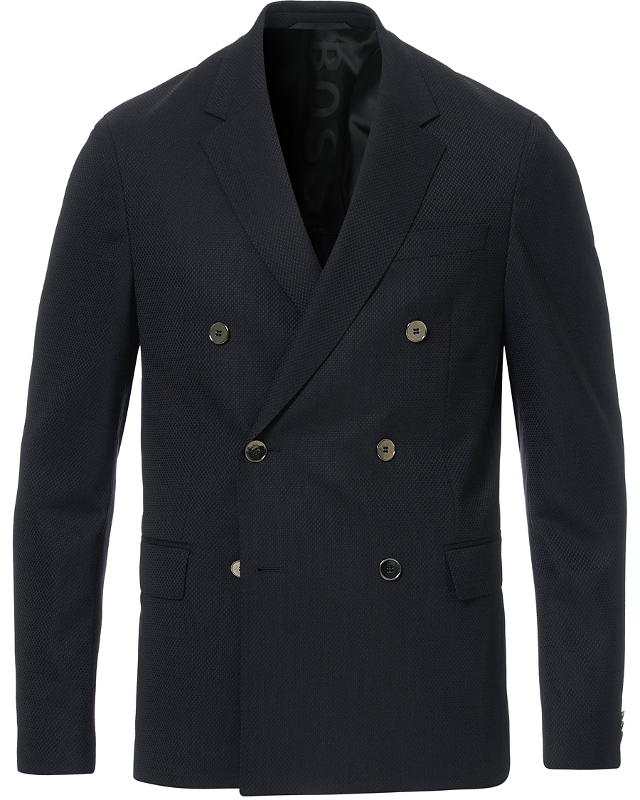 Herre | Dressjakker | BOSS BLACK | BOSS Nielsen Double Breasted Blazer Black