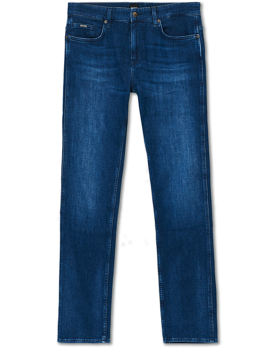 Herre | Jeans | BOSS BLACK | BOSS Delaware Slim Fit Stretch Jeans Medium Blue