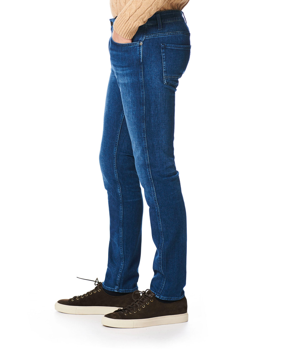Herre | Jeans | BOSS BLACK | BOSS Delaware Slim Fit Stretch Jeans Medium Blue
