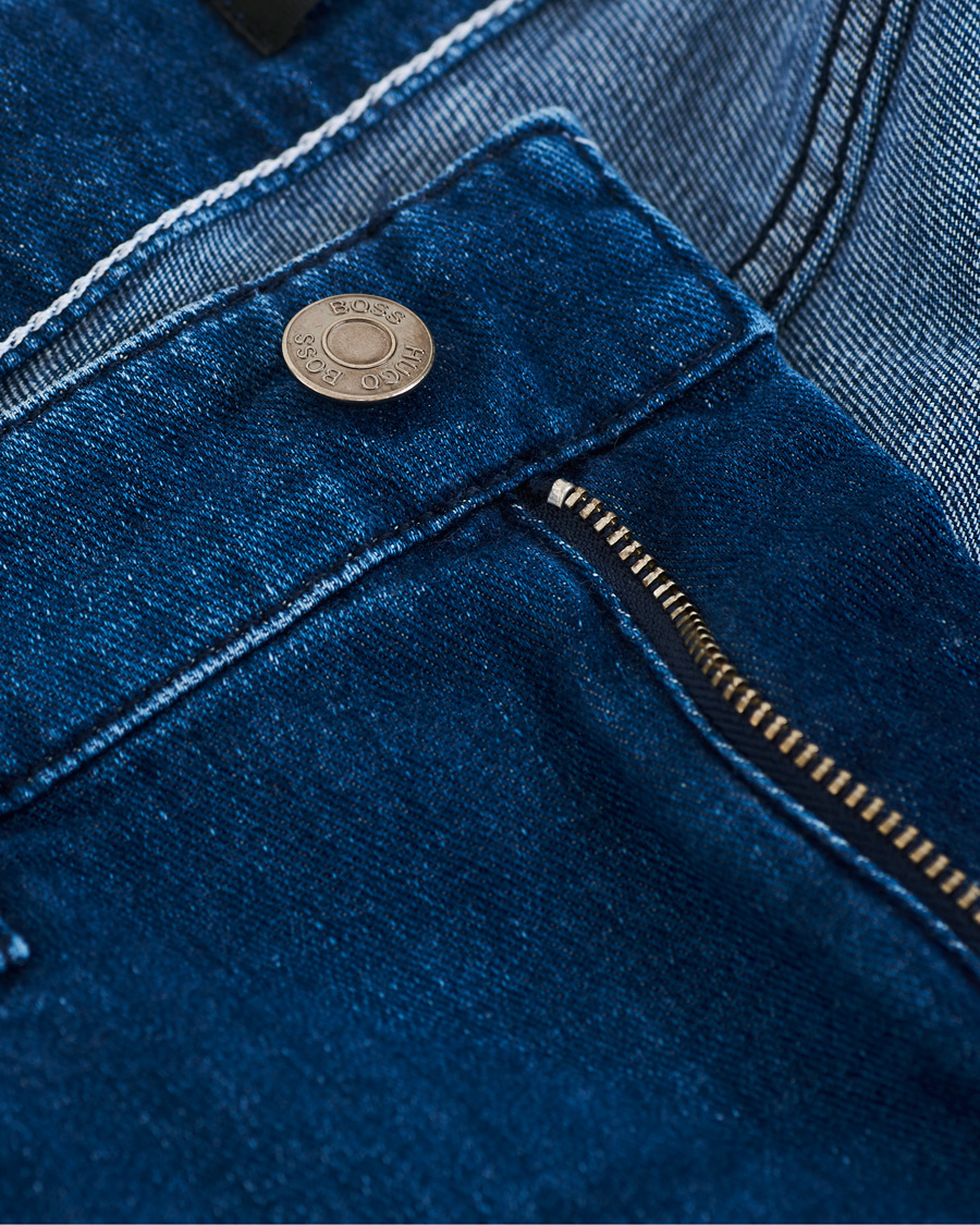 Herre | Jeans | BOSS BLACK | BOSS Delaware Slim Fit Stretch Jeans Medium Blue