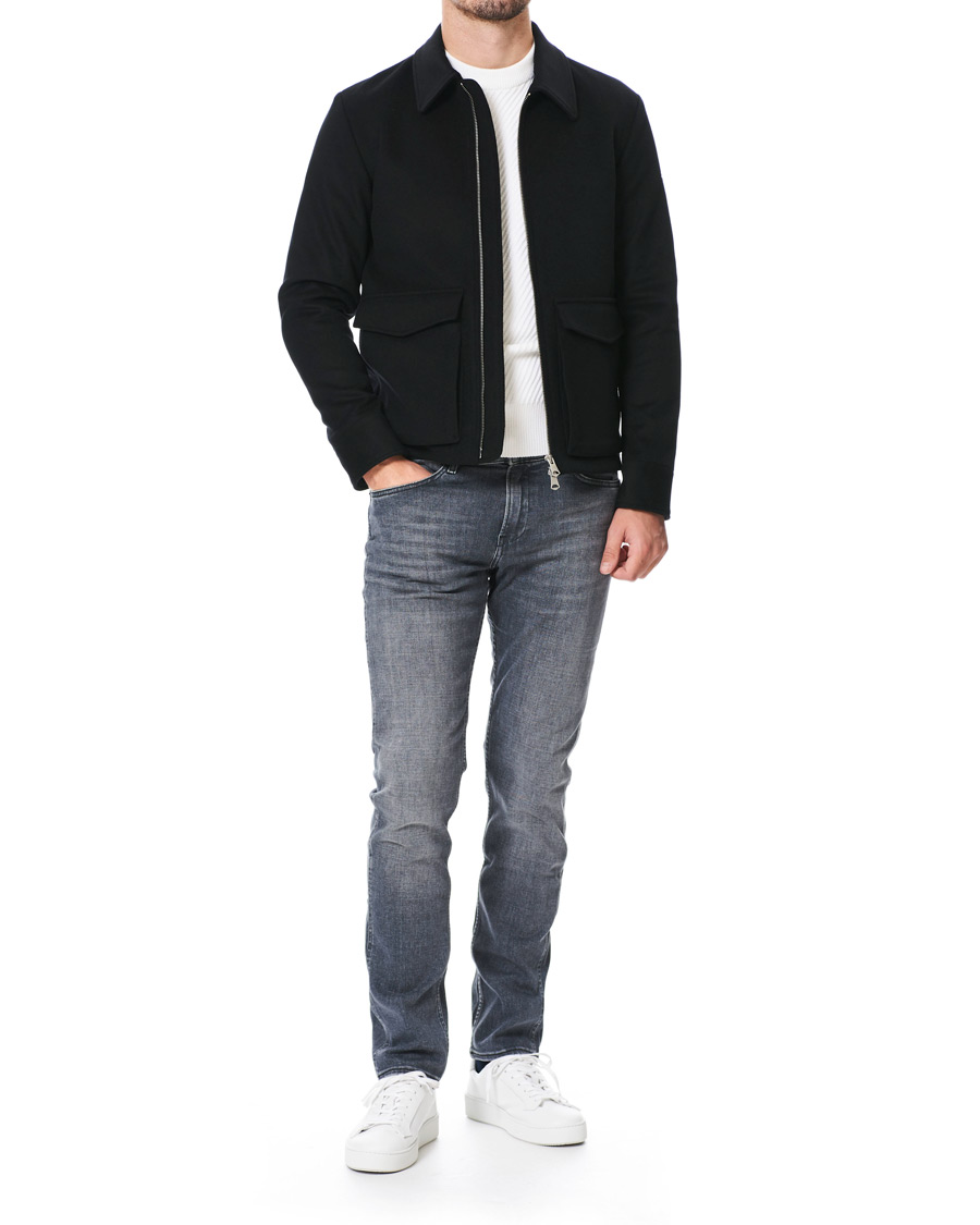 Herre | Jeans | BOSS BLACK | BOSS Delaware Slim Fit Stretch Jeans Medium Grey