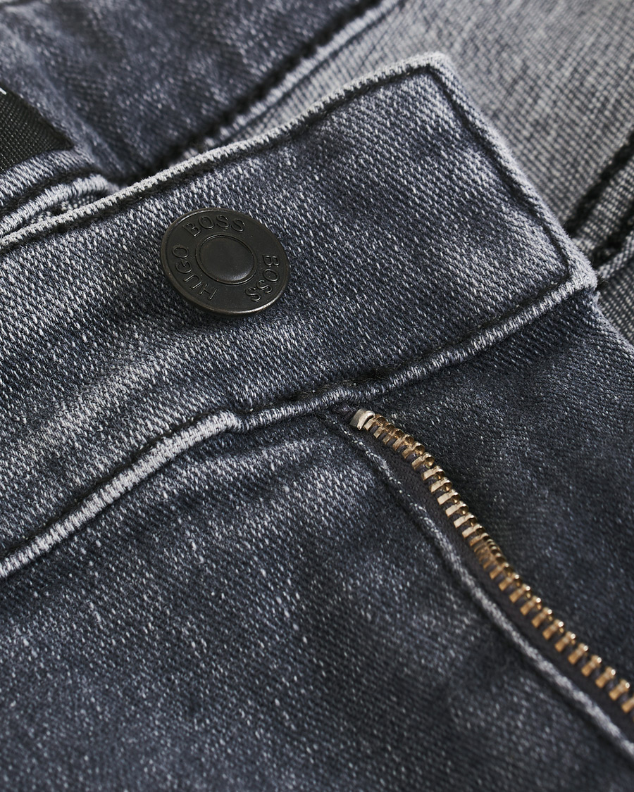 Herre | Jeans | BOSS BLACK | BOSS Delaware Slim Fit Stretch Jeans Medium Grey