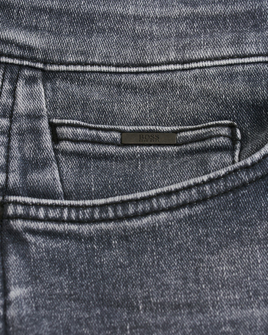 Herre | Jeans | BOSS BLACK | BOSS Delaware Slim Fit Stretch Jeans Medium Grey