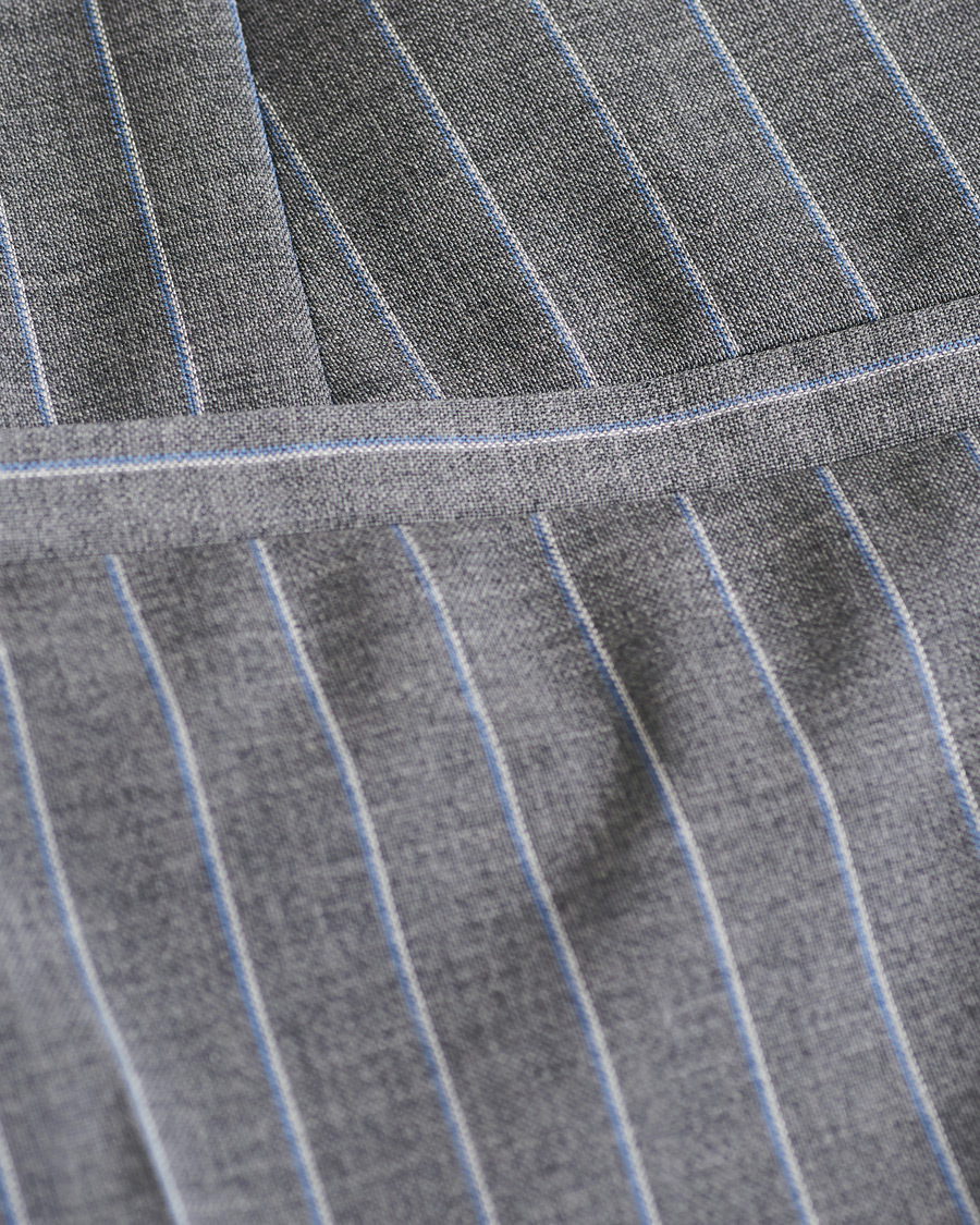 Herre | Bukser | HUGO | Falko Striped Turn Up Cargo Pants Silver