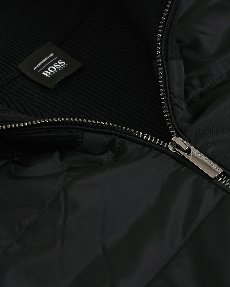 Herre | Gensere | BOSS BLACK | BOSS Porsche Capsule Mandor Hybrid Full Zip Black
