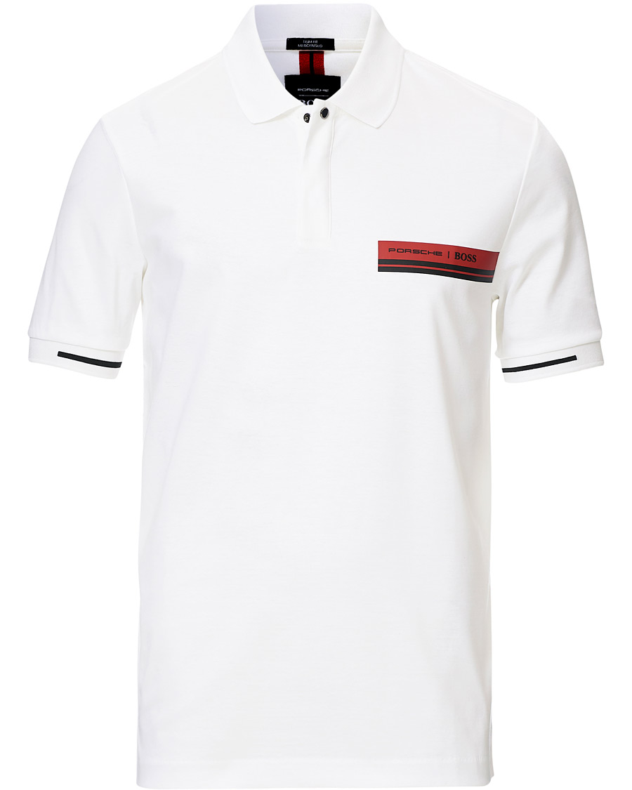 Herre | Pikéer | BOSS BLACK | BOSS Porsche Capsule Phillipson Polo White