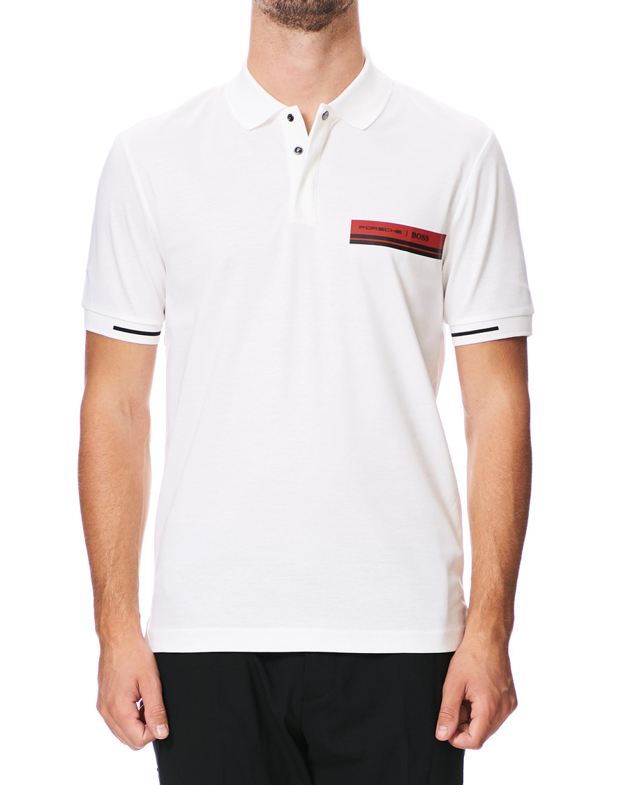 Herre | Pikéer | BOSS BLACK | BOSS Porsche Capsule Phillipson Polo White