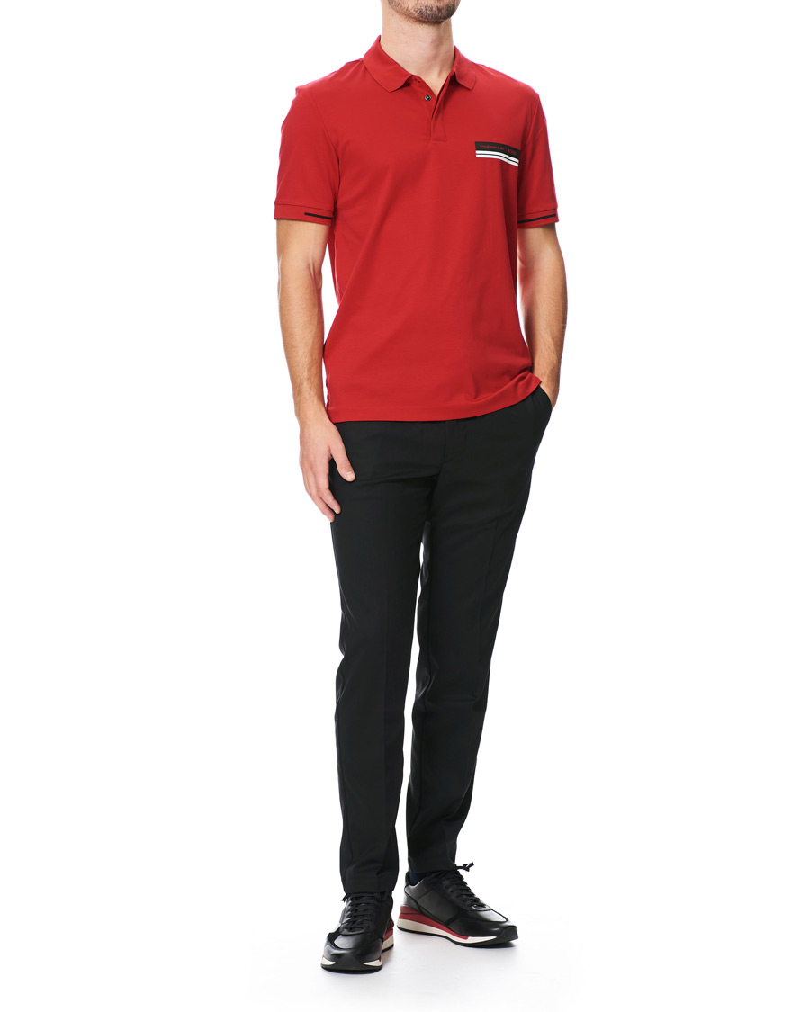 Herre | Pikéer | BOSS BLACK | BOSS Porsche Capsule Phillipson Polo Open Red