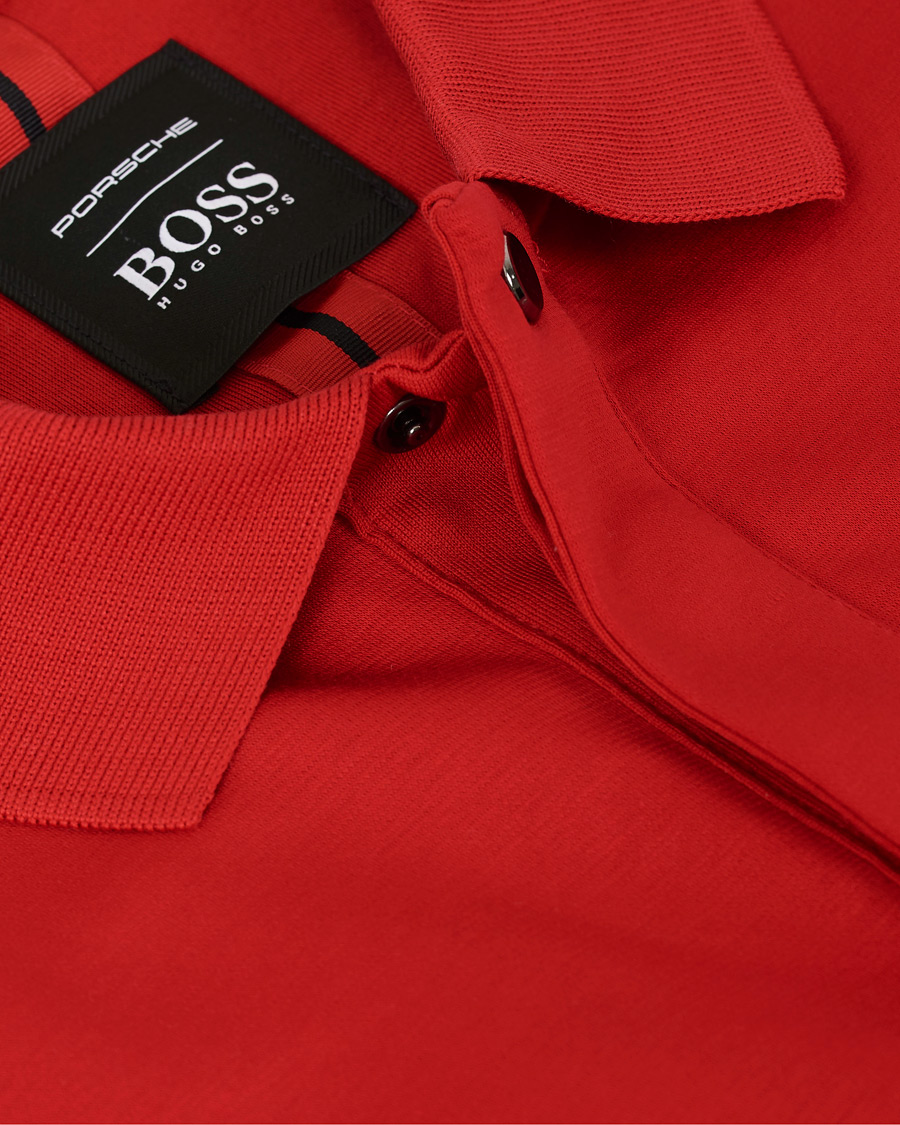 Herre | Pikéer | BOSS BLACK | BOSS Porsche Capsule Phillipson Polo Open Red