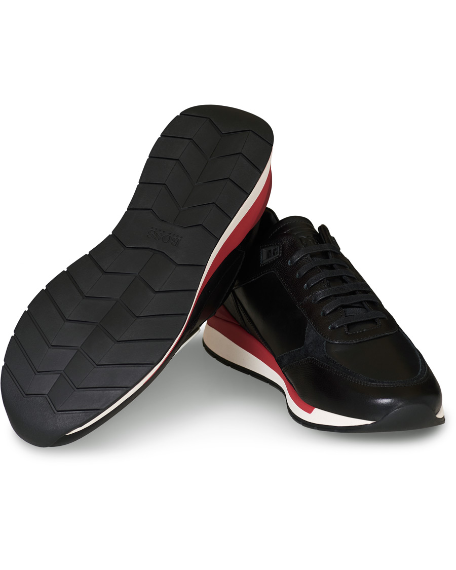 Herre | BOSS Porsche Capsule Element Sneaker Black | BOSS BLACK | BOSS Porsche Capsule Element Sneaker Black