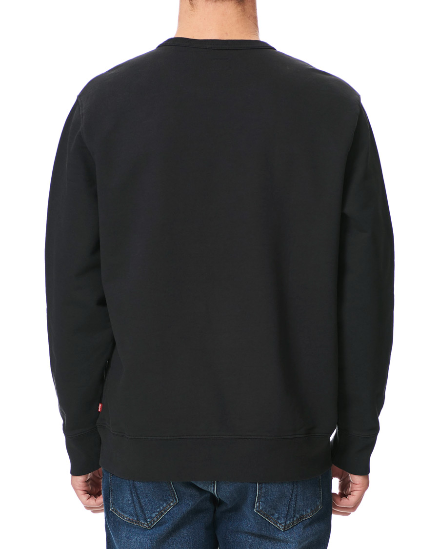 Herre | Gensere | Levi's | Batwing Crew Neck Sweatshirt Jet Black