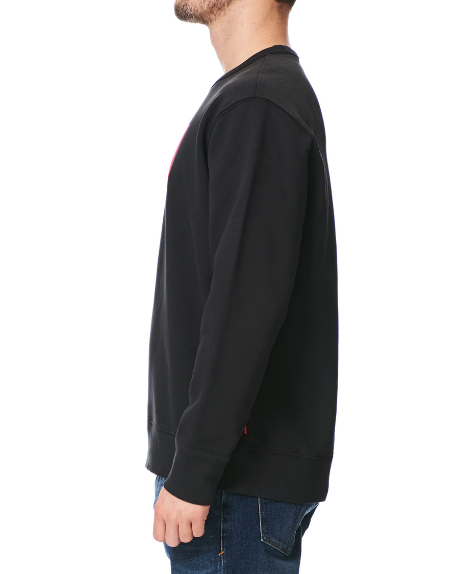 Herre | Gensere | Levi's | Batwing Crew Neck Sweatshirt Jet Black