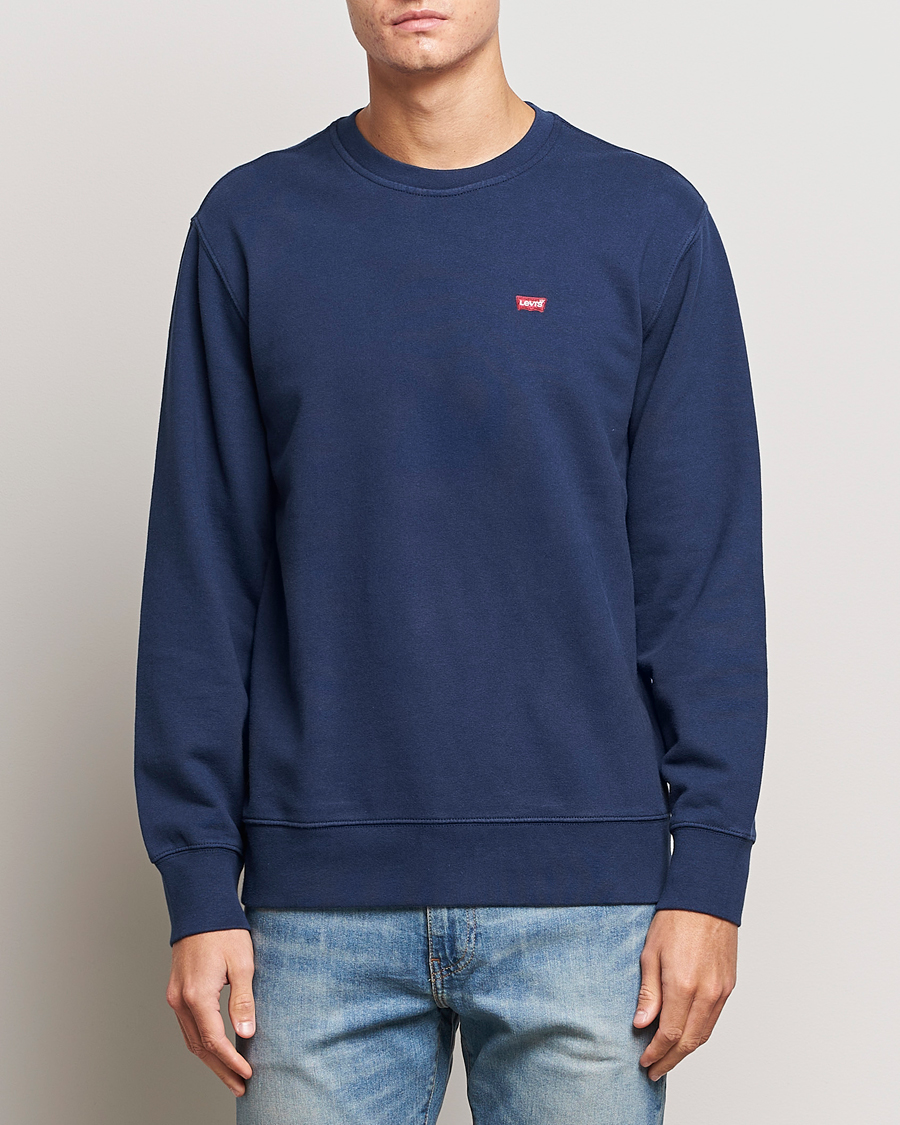 Herre |  | Levi's | Original Crew Neck Sweatshirt Dress Blues